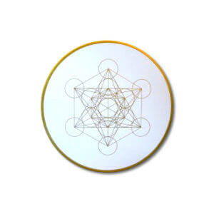 Kopie von Wuerfel des Metatron gold Frontalbild Art 77